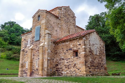 Church preRomanesque of San Miguel de Lillo (IX century) in Oviedo Asturias, Spain, UNESCO