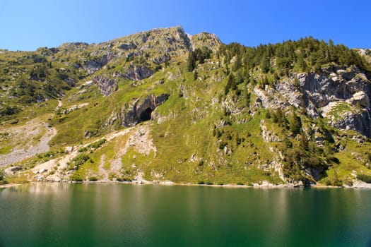 View of krnsko lake in the summer, Slovenia - Europe