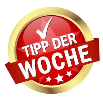 Button with banner " TIP OF THE WEEK """