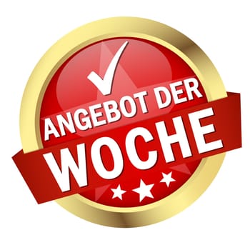 Button with banner " OFFER OF THE WEEK """