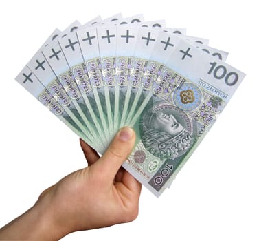 Stock of the money in the hand