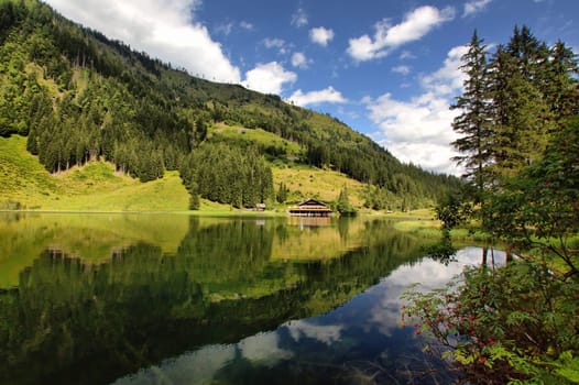 autumn in the mountains panorama