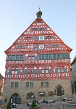 The historic town hall of Großbottwar,near Stuttgart,Germany