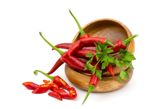 chili peppers in a bowl