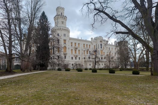 The chateau of Hluboka was originally founded as a guarding castle in the mid 13th Knight from armory century by the Kings of Bohemia