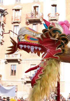 MILAN, ITALY - FEBRUARY 10, 2013: Chinese New Year parade in Milan