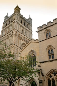 Cathedral of St. Peter in Exeter in Cornwall