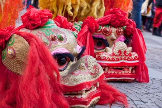 MILAN, ITALY - FEBRUARY 10, 2013: Chinese New Year parade in Milan