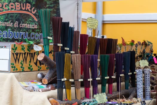 A lot of various scented Incense sticks