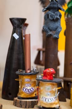 A lot of various scented Incense in a street market