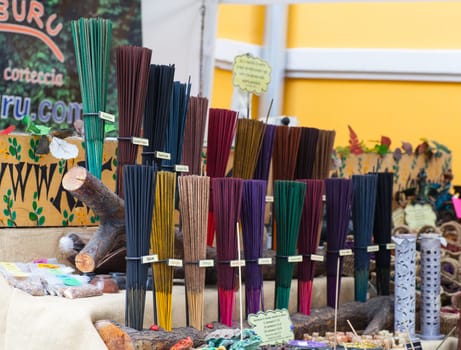 A lot of various scented Incense sticks