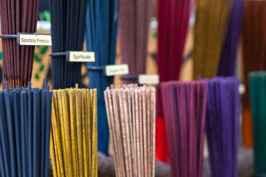 A lot of various scented Incense sticks