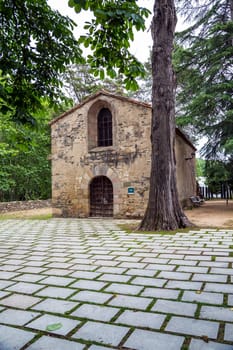 Church of Sant Martí de Pertegas, XII century in Sant Celoni, Barcelona Spain