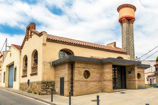 Library of Sant Celoni, former municipal slaughterhouse, Barcelona Spain