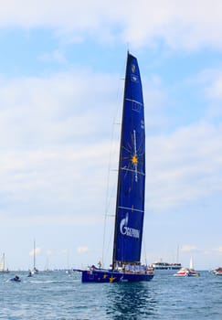 TRIESTE, ITALY - 14 OCTOBER 2012, Barcolana regatta in Trieste