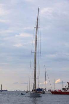 TRIESTE, ITALY - 14 OCTOBER 2012, Barcolana regatta in Trieste