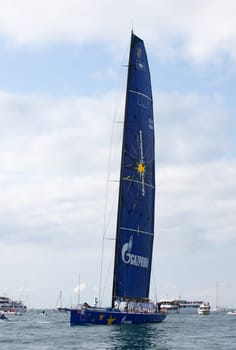 TRIESTE, ITALY - 14 OCTOBER 2012, Barcolana regatta in Trieste