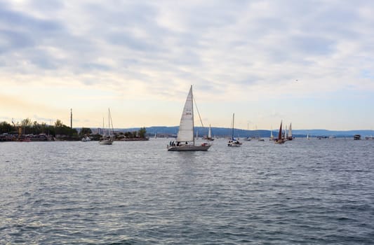 TRIESTE, ITALY - 14 OCTOBER 2012, Barcolana regatta in Trieste