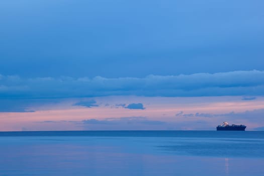 Ship on the sea, Trieste