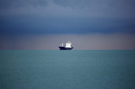 Ship on the sea, Trieste