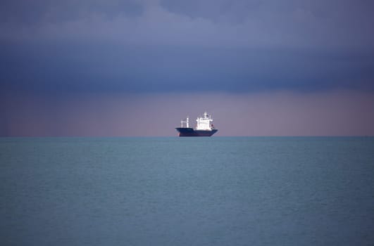 Ship on the sea, Trieste