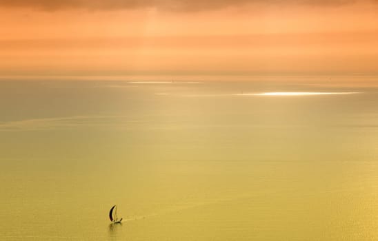A lot of sailboats on the Trieste sea