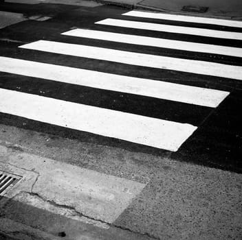 Pedestrian Lane in the city of Trieste