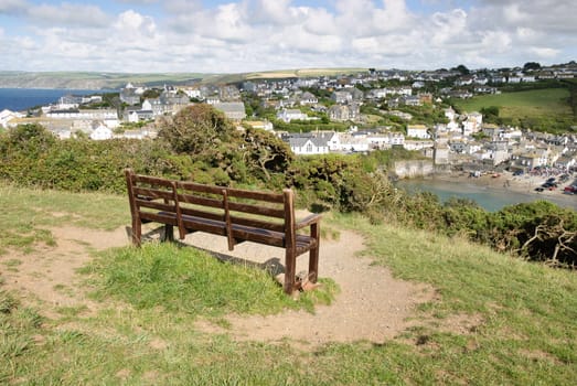 view of Port Isaac in Cornwall