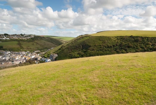 view of Port Isaac in Cornwall