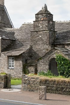 old post office in Tintagel in Cornwall