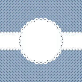 Banderole on dot pattern