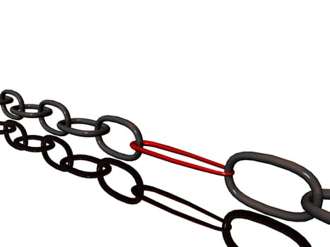 3d chain chrome steel teamwork for adv or others purpose use (Pressure)
