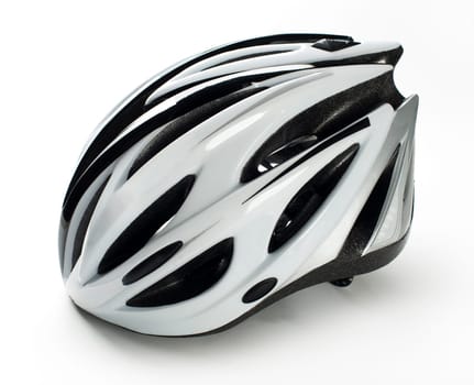 Isolated Cycling Helmet on a white background