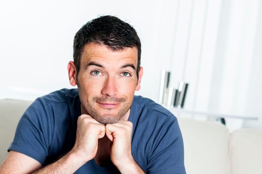 natural and relaxed looking young man