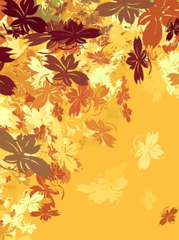 Gold Autumn Leaves