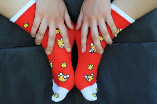 Funny toe stockings