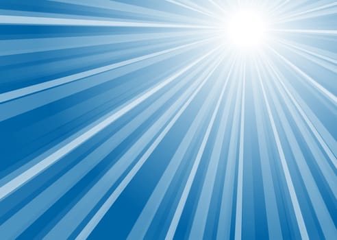 Background stripes with center blue