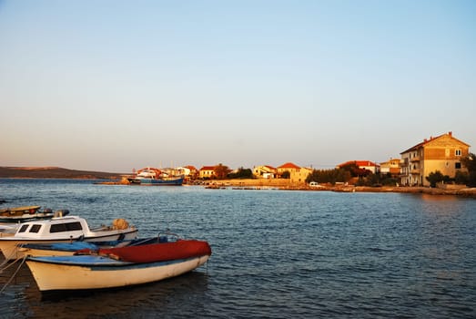 Small port in Croatia on Pasman