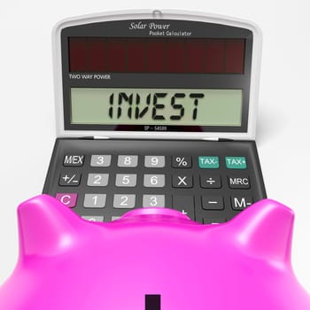 Invest Calculator Showing Deposit In Growing Savings