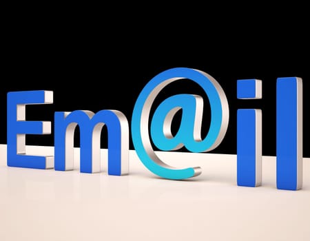E-mail Letters Showing Online Correspondence on Web
