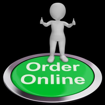 Order Online Button For Purchasing On The Web