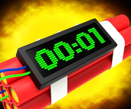 Dynamite Deadline Time Shows Urgency Or Terrorism