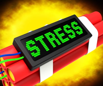 Stress On Dynamite Showing Pressure Of Work