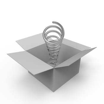 Concept of "think outside the box"""