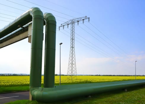 Energy supply of a city