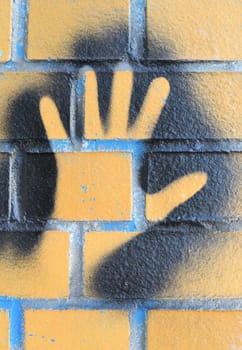 Graffiti on a wall