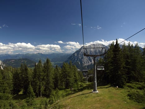 Austria Tauplitz 12-08-2012 View from the lift