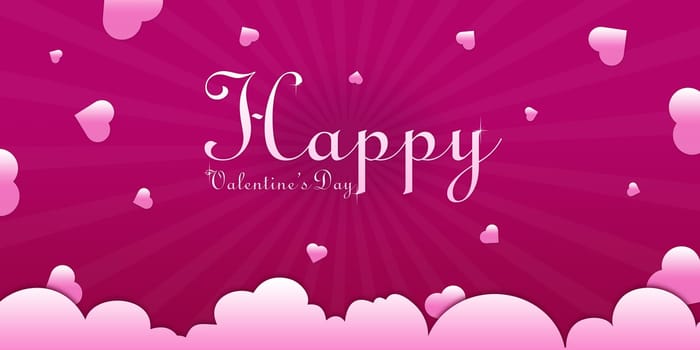 High resolution Happy Valentine's Day card.