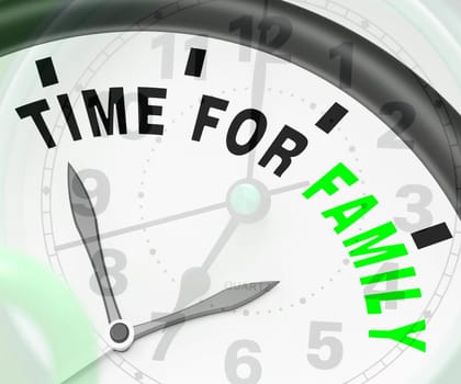 Time for Family Showing Love And Romantic Home