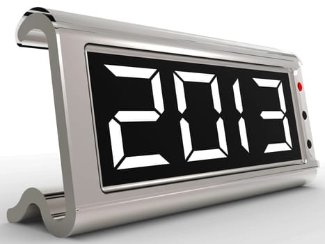Desk Calendar Showing Year Two Thousand Thirteen